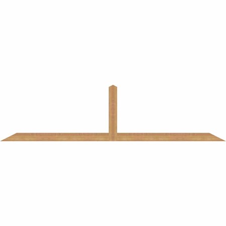 Ekena Millwork Portland Smooth Timber Gable Bracket, Western Red Cedar, 96"W x 24"H x 1 1/2"D x 3 1/2"F, 6/12 Pitch GBW096X24X0204POR00SWR